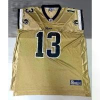 ราคา เสื้ออเมริกันฟุตบอลของแท้ (มือสอง) ทีม St. Louis Rams เบอร์ 13 - Kurt Warner Size 2XL ใช้สำหรับสวมใส่หรือเก็บสะสม (1735483570612700865)