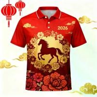 ราคา เสื้อโปโลชาย 2569เสื้อโปโลผู้ชายสีแดงปีใหม่ เสื้อโปโลผู้ชาย เสื้อโปโลแขนสั้น เสื้อคอปกผู้ชาย เสื้อ ทีม ชาย ไทย (1733808209129801608)