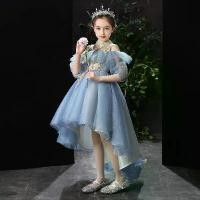 ราคา ชุดราตรี, โฮสต์สาวแคทวอล์ค, ชุดเด็ก, รถไฟ, ดอกไม้ปอมปาดัวร์, เหมาะสำหรับเปียโน, แฟนซี, ES328-1 (1732180639429135014)