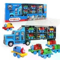 ราคา Thomas รถไฟ รถไฟโทมัส รถไฟ Thomas รถบรรทุกตู้โชว์รถไฟโทมัส6คัน (1735228465441637810)