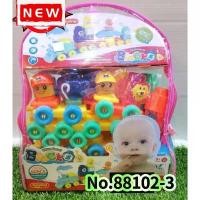 ราคา No.88102-3(รถไฟ)เลโก้รถไฟ 60 ชิ้น พลาสติกเกรด A สีสันสดใสต่อตามจินตนาการพร้อมกระเป๋าเป์เก็บง่าย พกพาได้ lay/jo (1735540098121958525)