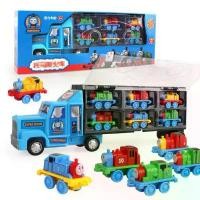 ราคา Thomas รถไฟ รถไฟโทมัส รถไฟ Thomas รถบรรทุกตู้โชว์รถไฟโทมัส6คัน (1731662603099997884)