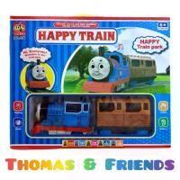 ราคา COD 【Ready to Ship】Children's Toys Thomas & Friends Train, Runs on Batteries, Thomas & Friends Happy Train (1734754809661916249)