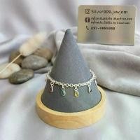 ราคา สร้อยข้อมือมือ สร้อยข้อมือเงินแท้ เงิน99.99 สร้อยข้อมืออัญมณี พลอยแท้ สร้อยข้อมือสายมู สร้อยข้อมือนำโชค (1735029882623264630)