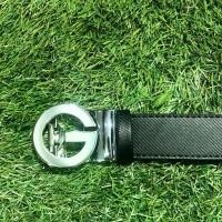 ราคา #G11 เข็มขัดผู้ชาย หัวเข็มขัดอัตโนมัติหนังแท้ ตัวอักษร G กลม เงิน (1734896201856353772)