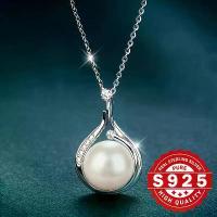 ราคา สร้อยคอมุกเปลือกหอยหยดน้ำ เงิน 925 จี้มุก สร้อยคอพิเศษ เหมาะสำหรับเป็นของขวัญวันแม่ แพ้ง่าย (1732191094872704504)