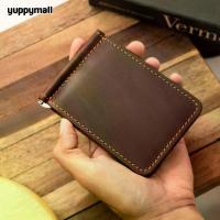ราคา [พร้อมส่ง] 100% Cowhide Leather Wallet, Money Clip, Card Holder, Money Clip, Made in Thailand. (1733593949656876722)