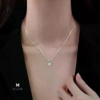 ราคา 【เก็บเงินปลายทาง】 MEETสร้อยคอเงินแท้ Only Love สร้อยเงิน สร้อยคอเงิน Silver925 สร้อยคอแฟชั่น สร้อยคอเพชร (1733482323298322045)