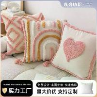 ราคา หมอนอิงสไตล์คนดังทางอินเทอร์เน็ต สีชมพู รูปหัวใจ รัก สไตล์หมอนอิงโซฟา หมอนอิงบ้าน ชุดปลอกหมอน (1734269337758827928)