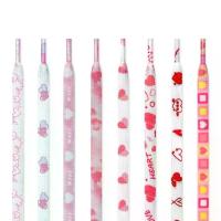 ราคา เชือกผูกรองเท้าแบบแบนรูปหัวใจรุ่นใหม่ ปรับแต่งได้สำหรับวันวาเลนไทน์ เชือกสีชมพู “รัก” สำหรับคู่รัก เหมาะกับรองเท้าผ้าใบผ้าแคนวาส รองเท้ากีฬา เชือกรองเท้าสำหรับ AF1 (1735340512743949446)