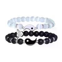 ราคา ชุดสร้อยข้อมือแม่เหล็กสำหรับคู่รัก ประกอบด้วย หินภูเขาไฟ ปลาโลมา หัวใจสีขาว แหวนเพชรมาเธอร์คัทตาแมว สร้อยข้อมือไทเก็ก ปฏิหาริย์ หัวใจ กํา ไล สื่อ รัก jade brazalete heavy (1732256102044174698)