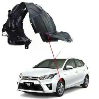 ราคา พร้อมส่งจากไทย FRONT fender liner mudguard for Toyota YARIS 2014 2015 2016 good quality (1734848360730166895)