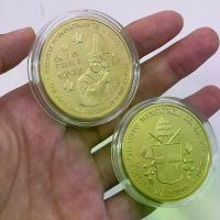 ราคา เหรียญทอง ดีไซน์ John Paul II เหรียญชุบทอง 50/100 ชิ้น เหมาะสำหรับสะสมหรือของขวัญ (1731323811331934060)
