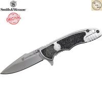 ราคา มีดพับ Smith&Wesson SW1100 Victory ใบมีด 2.75 นิ้ว ด้ามสแตนเลส ระบบ Frame Lock (1735152540275803673)