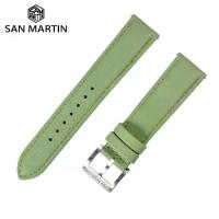 ราคา สายหนัง San Martin Swift ขนาด 20 มม. สไตล์สปอร์ตเรียบง่าย สำหรับนาฬิกาบุรุษ ทำจากวัสดุหนังวัว นุ่มสบาย เย็บอะไหล่นาฬิกา (1732250727689520211)
