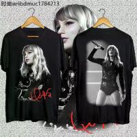 ราคา COD เสื้อ Taylor Swift เสื้อยืด Cotton ใส่ได้ทั้งชายและหญิง Unisex Oversize T-shirt พร้อมส่ง (1735106099564872903)