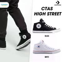 ราคา Converse Collection รองเท้าผ้าใบ รองเท้าแฟชั่น Chuck Taylor High Street Mid 151041CMS4BKXX / A01688CMS4WTXX (2300) (1730036524937349402)