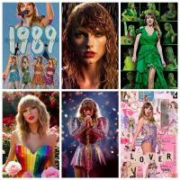 ราคา ภาพตกแต่งผนัง, ธีม Taylor Swift, ขนาด A4, ภาพวาดกรอบไม้ลามิเนต (1732474788212212935)