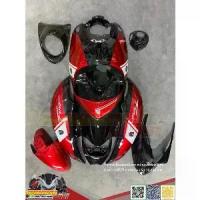 ราคา ❦ชุดสี Yamaha Fino เกรวม สีแดงดำ งานเทียมทำสีระบบ 2K 10 ชิ้น ชุดสีฟีโน่ตัวแรก/ตัวเก่า คาบู♜ (1734340737311279068)