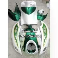 ราคา ชุดสีฟีโน่ เฟรมฟีโน่ Fino เก่าYamaha fino ฟีโน่เก่า เขียวขาว | ABS พลาสติกอย่างดี 10 ชิ้น/เกย์แยก 9 งาน abs สวย เงา (1735483978921969537)