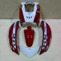ราคา ชุดสี แฟริ่ง yamaha Fino ฟรีโน สีแดงขาว ชุด 5 ชิ้น พร้อมติดสติ๊กเกอร์ (1735549028777887523)