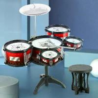 ราคา 【So Starry】Realistic Children's Drum Set, Toy Drum, Toy Drum Set, Drum, Drum Set, Large Drum Set with 3 Pieces (1735353031176456067)