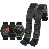 ราคา สายนาฬิกา คุณภาพสูง สีดำ วัสดุพลาสติกและเหล็ก สำหรับ Casio G‑SHOCK รุ่น DW5600, GW‑M5610, GA‑2100, GM‑2100 และ DW‑6900 ประเภทสายแบบข้อมือ (1735086210030995099)