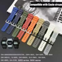 ราคา สินค้าขายดี [HOT BITYK] สายนาฬิกาสำหรับ Casio G Shock รุ่น DW 6900, DW 5600, GW-M5610, DW 5600E และ GA 2100 สายยางเรซินหลากสี อุปกรณ์เสริมสายนาฬิกา ขนาด 16 มม. (1735415943946405090)