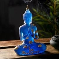 ราคา [พร้อมส่ง] Buddha statue, Buddha statue, blue buddha, orange Buddha, white Buddha (1734765367855055879)