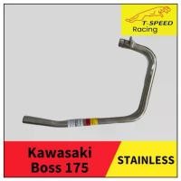 ราคา คอท่อ stainless Kawasaki Boss 175 cc. Size 32 m.m. (1734913724775236994)