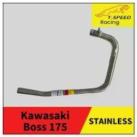 ราคา ยึดรูปแบบเดียวกัน คอท่อ stainless Kawasaki Boss 175 cc. Size 32 m.m. (1732188712598406305)
