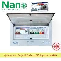 ราคา [พร้อมส่ง] NANO ตู้คอนซูมเมอร์ 6 ช่อง กันดูด RCBO แบบปรับกระแสได้ ตู้ควบคุมไฟ คอนซูมเมอร์ ตู้กันดูด ตู้ควบคุมไฟ ตู้เมนไฟ (1735391962259621192)