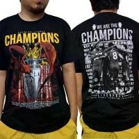 ราคา TeeTwoOne เสื้อยืด Premier Leagueพิมพ์ลาย เสื้อสีดํา เสื้อยืดผู้ชาย tshirt men "CHAMPIONS2" ผ้าCOTTON OVERSIZE (1735522578497832064)