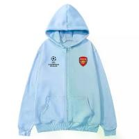 ราคา Arsenal FC x Champions League เสื้อกันหนาวมีฮู้ดสีดำ มีซิป แฟนฟุตบอล เสื้อสเวตเตอร์มีฮู้ดลำลองโอเวอร์ไซส์ Unisex (1733519373714228371)