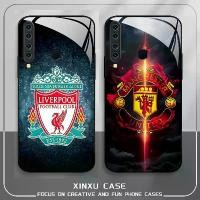ราคา Manchester United FC เคสสำหรับ, สำหรับ Samsung Galaxy A9 Star Pro เคสโทรศัพท์กระจกนิรภัย, ลิเวอร์พูล, แมนยู, Liverpool, Arsenal, Chelsea, Barcelona, มันวาวป้องกันการกระแทกกล้อง (1734427041550403191)