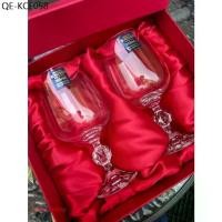 ราคา แก้วคริสตัล Bohemia Crystal แก้วไวน์ แก้วแชมเปญ แพ็คคู่พรีเมี่ยม (1735364845115770560)