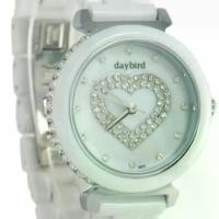 ราคา Daybird นาฬิกาข้อมือผู้หญิง สายเซรามิค hearts crystal คําแนะนําการขายที่ร้อนแรงในเดือนนี้ (1734907700114916399)
