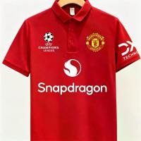 ราคา เสื้อโปโลแมนยู (Manchester United) สีแดง ใส่สบาย ไม่ร้อน สำหรับแฟนบอล (1735545339376338784)
