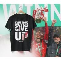 ราคา เสื้อยืด You'll Never Walk alone สโลแกนทีม ลิเวอร์พูล Liverpool หงส์แดง มี 3 สี ดำ แดง ขาว S-5XL เสื้อยืดคอตตอน (1734350870875637621)