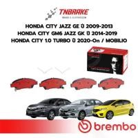 ราคา BREMBO ผ้าเบรคหน้า HONDA CITY JAZZ GK ปี 2014-2019 / MOBILIO 1.0T 2020-2024 ฮอนด้า ซิตี้ แจ๊ส แบมโบ้ ดิสเบรค (1734585549014730565)
