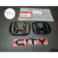 ราคา 1 ชุด 3ชิ้น โลโก้ HONDA CITY (SEDAN) ด้านหน้าแลัท้ายรถ สีดำโครม Black Chrome HONDA CITY 1.0 TURBO RS 4ประตู 2020-2025 (1735119909698832364)