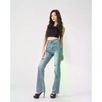 ราคา Niyom Jeans collection The Forest : รุ่น BJ020 กางเกงยีนส์ผู้หญิงขาม้า (1732244842661512363)