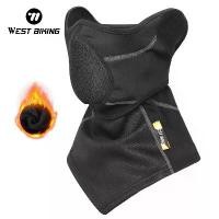 ราคา WEST BIKING ผ้าคลุมหน้าสำหรับกีฬาลมหนาว ผ้าฟลีซอุ่น หน้ากากปั่นจักรยาน ผ้าพันคอจักรยาน สำหรับผู้ชายและผู้หญิง ผ้าพันคอวิ่ง ผ้าคลุมศีรษะสกี ผ้าคลุมศีรษะมอเตอร์ไซค์ (1734723769999788018)