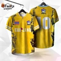 ราคา เสื้อยืดทีมชาติไทย ระบายอากาศได้ดี ทรงหลวม ไซส์ใหญ่ ปี 2025 เสื้อ บอล australian messi barca shirt เสื้อ อาร์เซนอล อองรี เสื้อ อุทัยธานี fc เสื้อ บอลช่อง 3 jersey plastik real madrid (1732260544187304