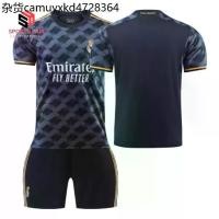 ราคา [sports_fair]ชุดฟตบอลทีม Real Madrid เรอัล มาดริด มีเสื้อ+กางเกง เยือน ฤดูกาล23-24 (1735045624823515112)