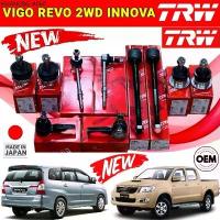 ราคา TRW ลูกหมากช่วงล่าง TOYOTA HILUX VIGO REVO 2WD ตัวเตี้ย INNOVA ปี 2005-2014 โตโยต้า วีโก้ ชุดลูกหมาก ชุดใหญ่ (1735307616911788023)