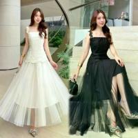 ราคา M10 งานป้าย Widelia@Real Dress ชุดเดรสยาวผ้าลูกไม้ปักเลื่อมกระโปรงผ้ามุ้ง สำหรับผู้หญิง เสื้อผ้าแฟชั่นผู้หญิง ไซส์ S-L (1735337862340249059)