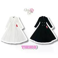 ราคา Widelia @ Real เดรสสูทยาว ทรงเอบาน เดรสทำงาน เดรสสีดำ (1734654021538580064)