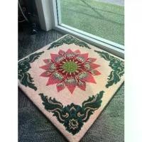 ราคา Carpets Inter พรมทอมืออาสนะ อาสนะรองนั่งสำหรับพระสงฆ์ เบาะรองนั่ง ขนาด 70x70 cm (1731777995212884923)