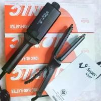 ราคา Super V Inter เครื่องรีดผม Ionic Hair-Flatter Dee Dee รุ่น SU389 (Ionic A) Black (1734473016855922487)